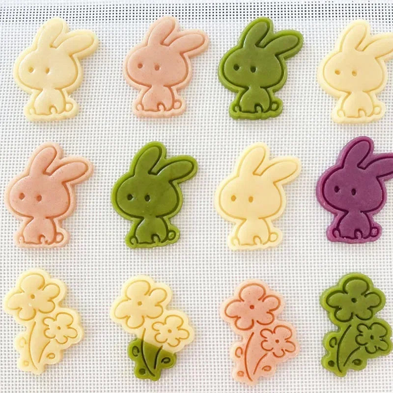 Lapin et fleur